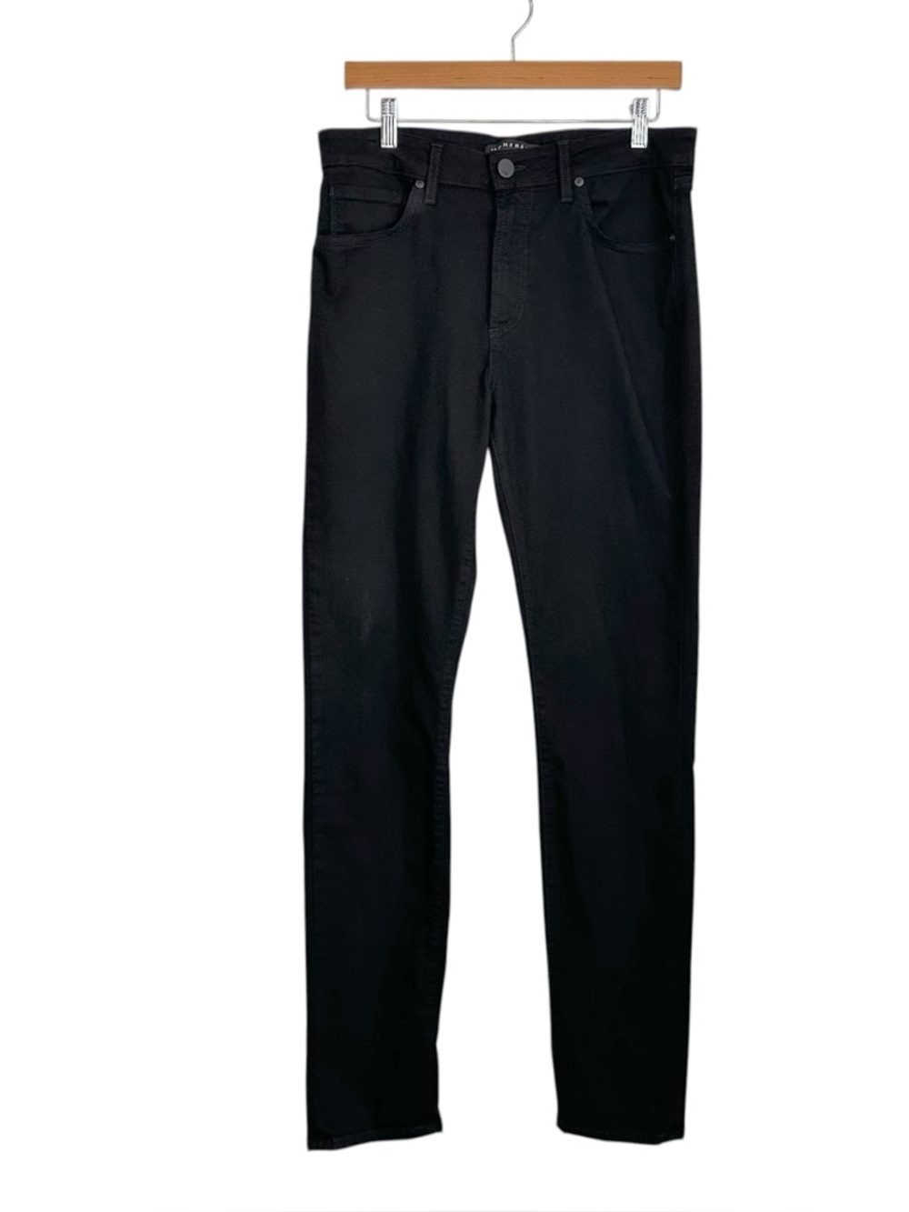 Monfrere Mens Brando Slim Leg Jeans Size 32 Black USA